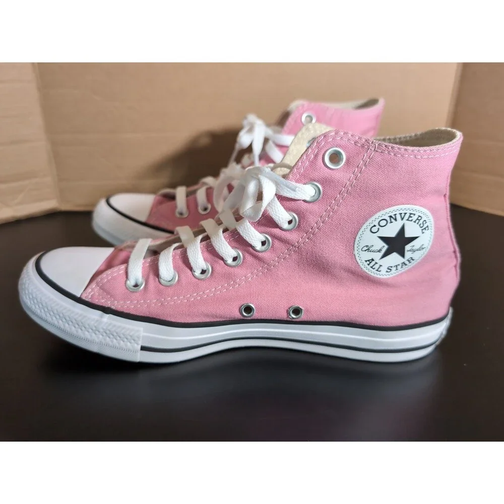 CONVERSE CHUCK TAYLOR ALL STAR PINK HIGH TOP CANVAS WOMENS 9/ MENS 7 GUC